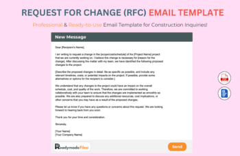 Request For Change (RFC) email Template