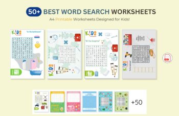 50+ Best Word Search Worksheets