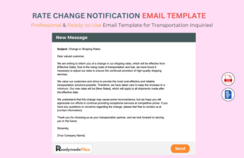 Rate Change Notification