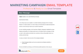 Marketing Campaign email Template