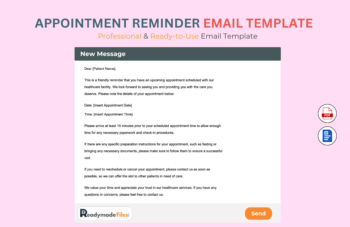 Appointment Reminder email Template