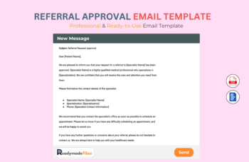 Referral Approval email Template