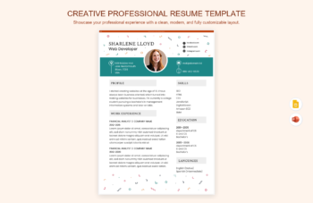 Creative Professional Resume Template
