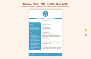 Dental Assistant Resume Template