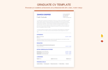 Graduate CV Template