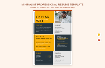 Minimalist Professional Resume Template