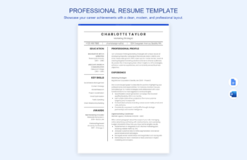 Professional Resume Template