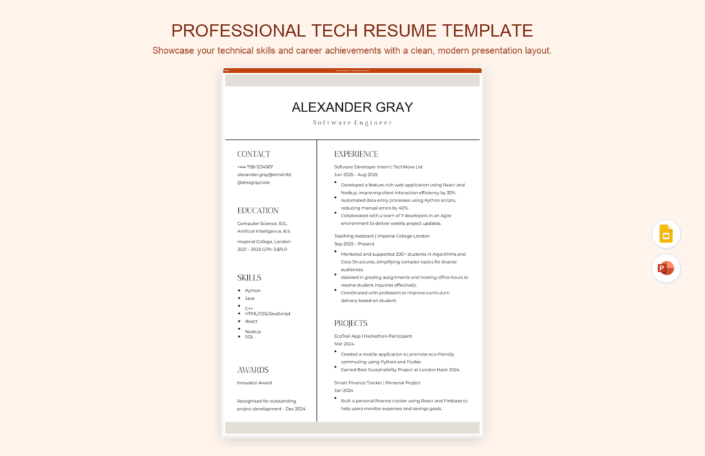 Shipping Packing List Template - Order Fulfillment