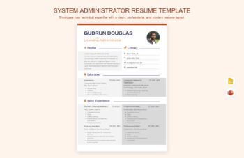 System Administrator Resume Template