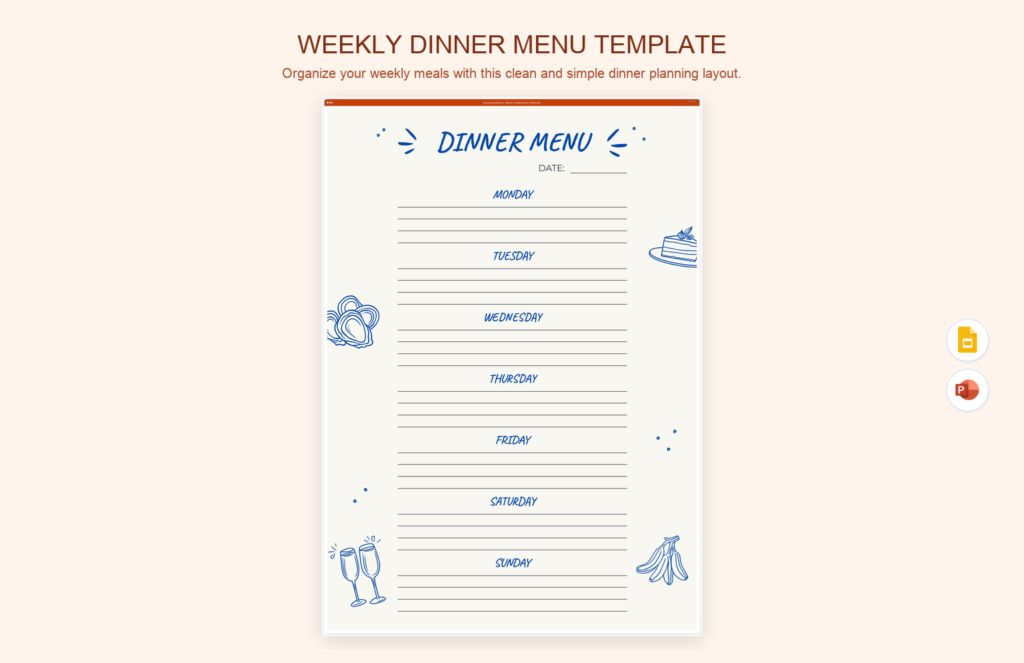 Weekly Lesson Plan For Preschool Template | ReadymadeFiles