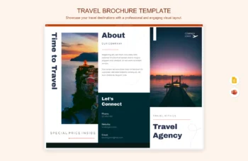 Travel Brochure Template product preview thumbnail