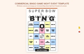 Commercial Bingo Game Night Event Template product preview thumbnail