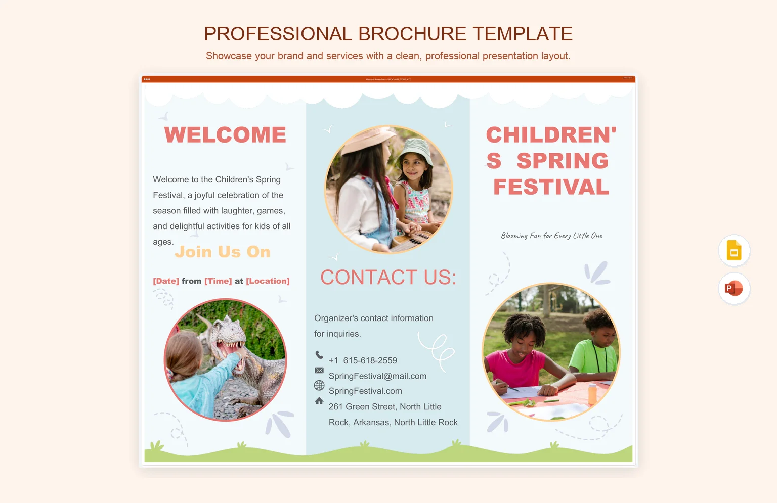 Professional Brochure Template product preview thumbnail