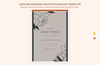 Formal Wedding Invitation Card Template | ReadymadeFiles