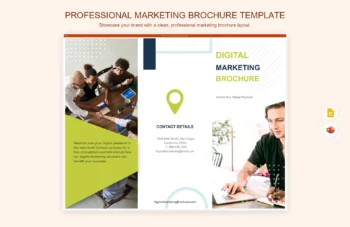 Professional Marketing Brochure Template product preview thumbnail