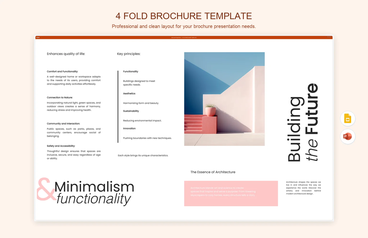 4 Fold Brochure Template product preview thumbnail